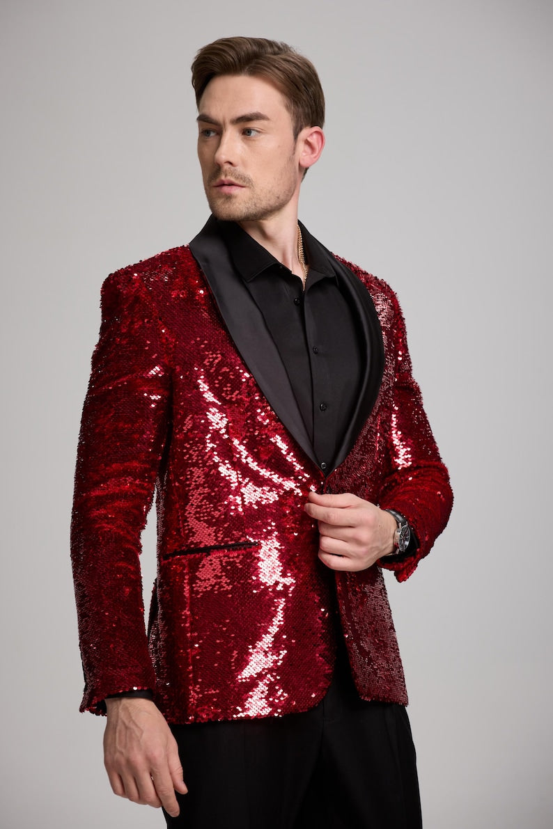 Mahroon sequence 3 piece suite for party